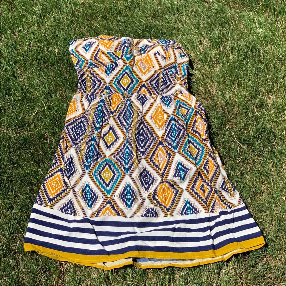 Colorful Geometric Women’s Dress